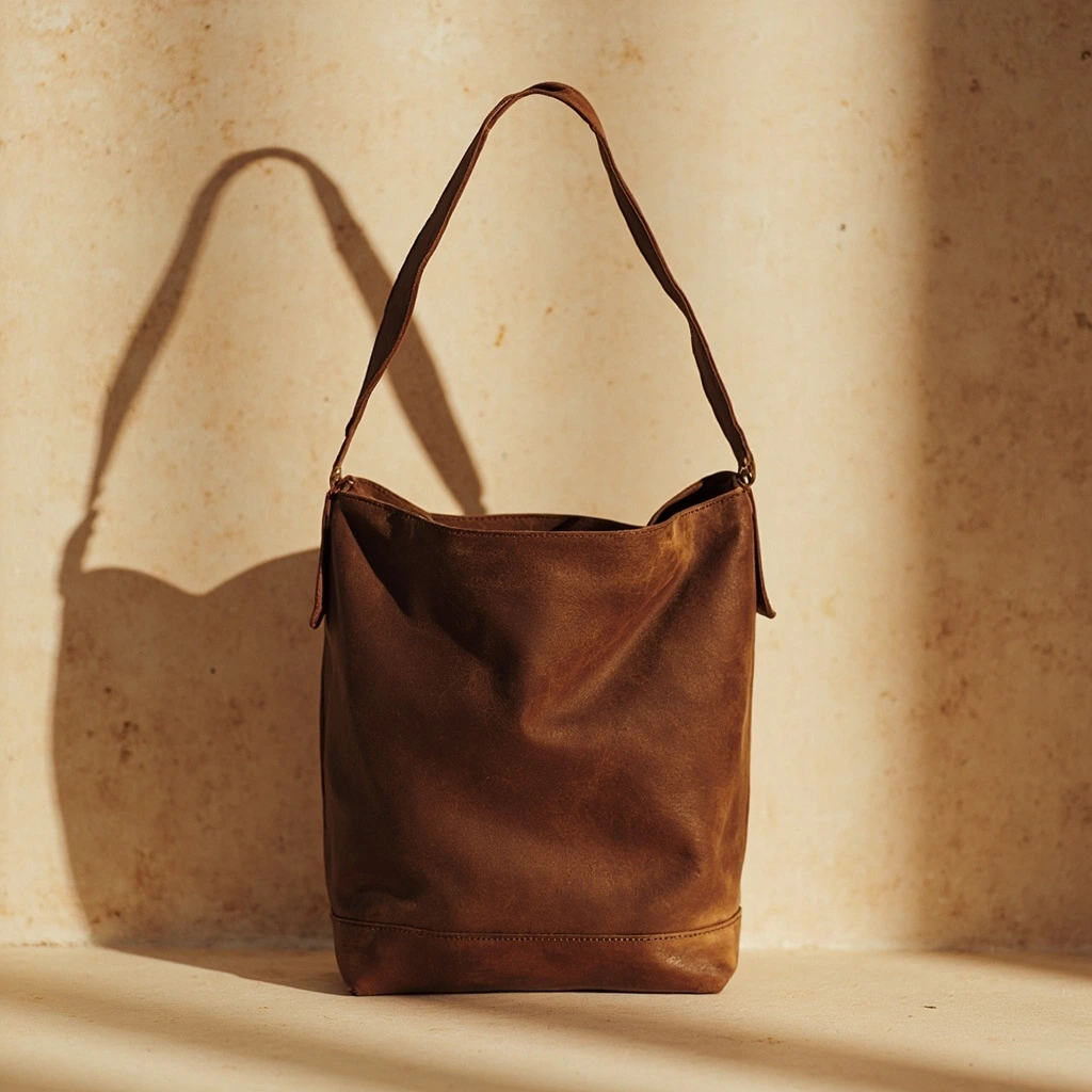 Modello 21 — a soft hobo in walnut.